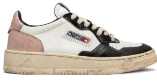 Autry  White Leather Low Top Sneakers