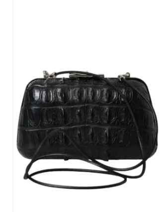BALENCIAGA Crocodile Leather Evening Clutch