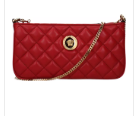 Versace  Red Leather Crossbody Bag