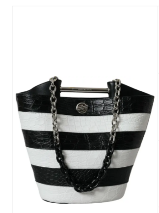 BALENCIAGA Crocodile Leather Maxi Bucket Bag