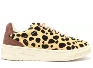 Scotch & Soda  Multicolor Leather Low Top Sneakers