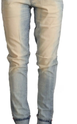 ACHT Light Blue Washed Skinny Jeans