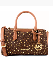 Michael Kors  Brown Canvas Handbag SKU MK35F5G4XM1LBROWNAC