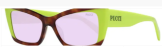 Emilio Pucci  Multicolor Plastic Sunglasses SKU PU-1049590