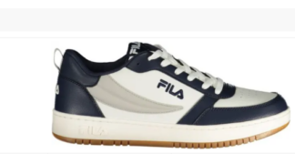 Fila  Blue Polyester Athletic Sneakers