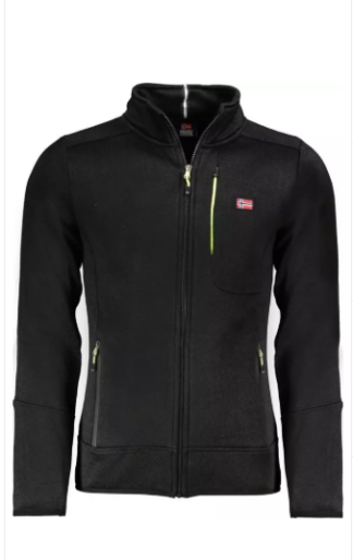 Norway 1963  Black Polyester Men’s Sweatshirt SKU NO-31822