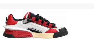 Dolce & Gabbana  Multicolor Leather DG Logo Low Top Sneakers Shoes