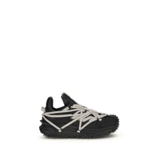 Black Rubber Athletic Sneakers