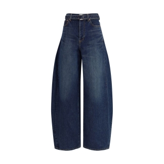 Blue Cotton Jeans Denim