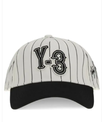 Y-3  White Polyester Cap (Baseball Hat)