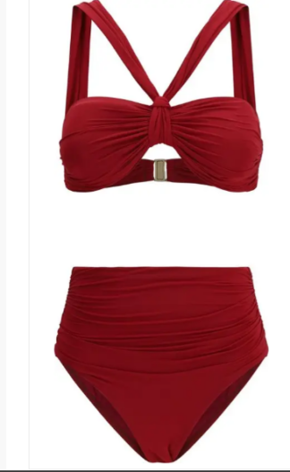 Zimmermann  Bordeaux Polyester Bikini