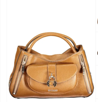 Guess Jeans  Marrone Polyurethane Women Handbag