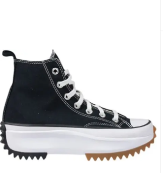 Converse  Black And White Fabric Chunky Sneakers