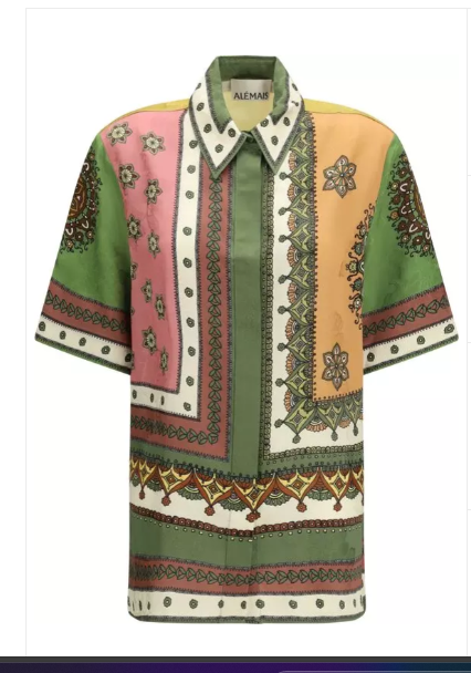 Alemais Multicolor Viscose Pattern Shirt
